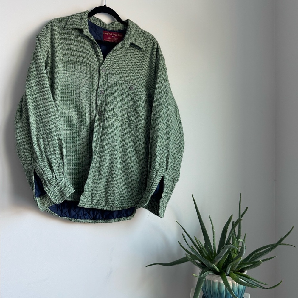 Quilted Lined Flannel Shirt/Jacket
